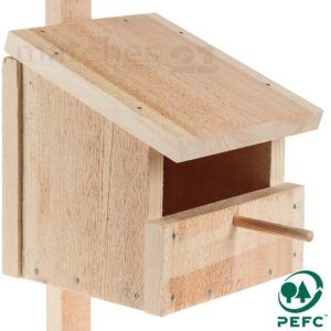 matches21 - Webshop Nisthoehle Nistkasten Halbhoehle Massiv Holz Bausa 1 5