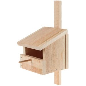 matches21 - Webshop Nisthoehle Nistkasten Halbhoehle Massiv Holz Bausatz Kinder Werkset ab 12 Jahren 110781 1 4