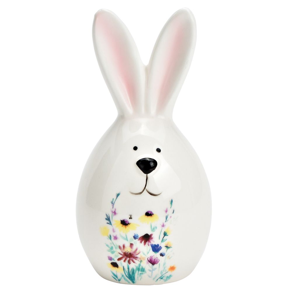 matches21 - Webshop Osterhase Hasenfigur Osterdeko Dekohase Porzellan weiss 10x22 cm 126398 1 1