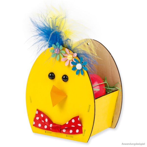 matches21 - Webshop Osterkoerbchen Osternest Osterhase Sperrholz vorgefertigt Bastelset Kinder ab 4 J 118478 5 1 5