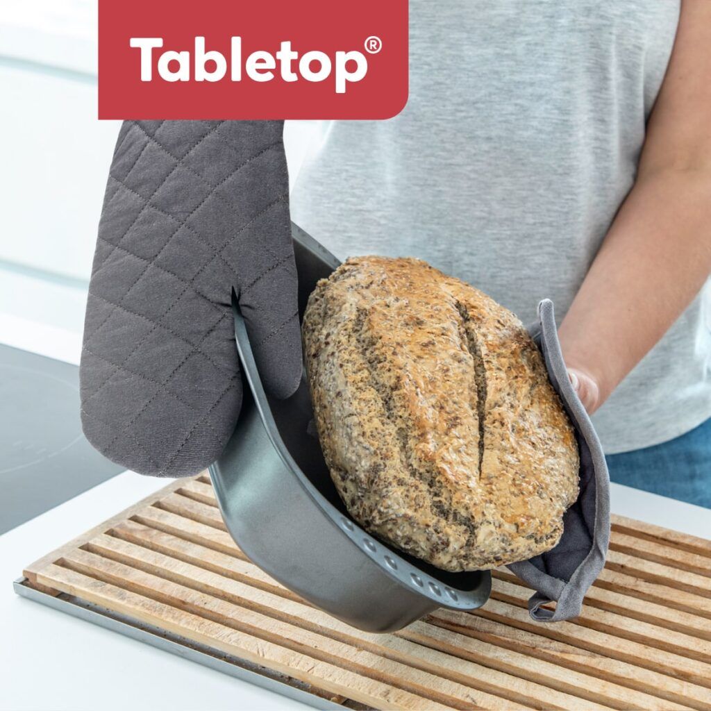matches21 PREMIUM Topflappen Set grau Baumwolle hitzebestaendig waschbar 126640 11 1 5
