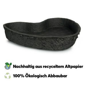 matches21 Pflanztopf biologisch abbaubar Pflanz Schale schwarz 127569 34 1 81