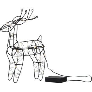matches21 Rentier Figur LED beleuchtet weihnachtliche Metall Dekofigur 119939 1 1 5