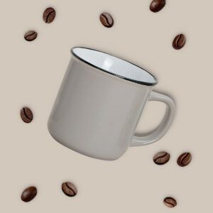 matches21 - Webshop Retro Tassen Becher Email Optik Kaffeebecher 6er Set 300 ml 111361 3 1 11