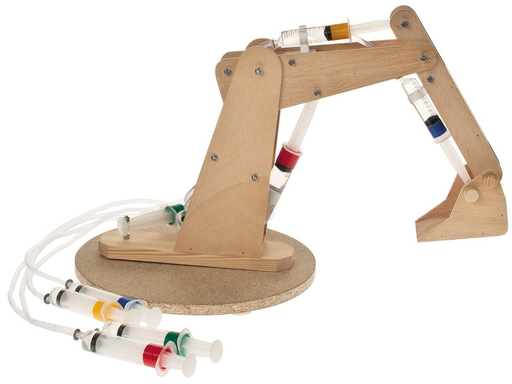 matches21 - Webshop Roboterarm Bagger 42 cm Kinder Bausatz Werkset Bastelset ab 13 J 105500 4 1 3