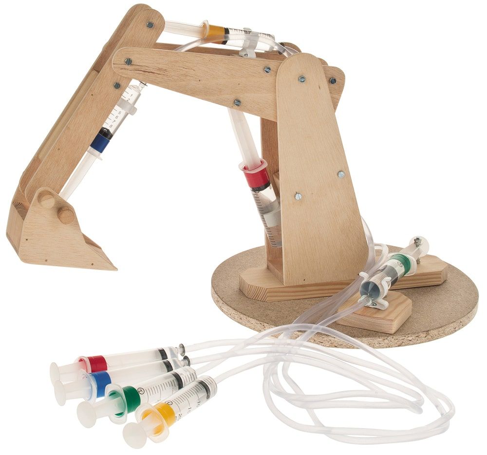 matches21 - Webshop Roboterarm Bagger 42 cm Kinder Bausatz Werkset Bastelset ab 13 J 105500 5 1 1