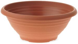 matches21 - Webshop Runde Pflanzschalen mit Bodenloechern gegen Staunaesse terracotta 1 Stk 9 Groessen 120864 1 1 32