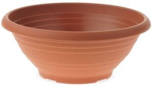 matches21 - Webshop Runde Pflanzschalen mit Bodenloechern gegen Staunaesse terracotta 1 Stk 9 Groessen 120864 3 1 34