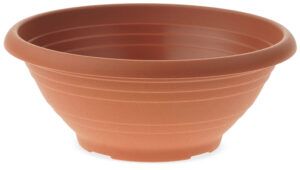 matches21 - Webshop Runde Pflanzschalen mit Bodenloechern gegen Staunaesse terracotta 1 Stk 9 Groessen 120864 4 1 35