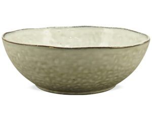 matches21 - Webshop Salatschalen Obstschalen Schalen Landhausstil Stoneware rund grau 1 Stk 3 Groessen 123808 1 1 23