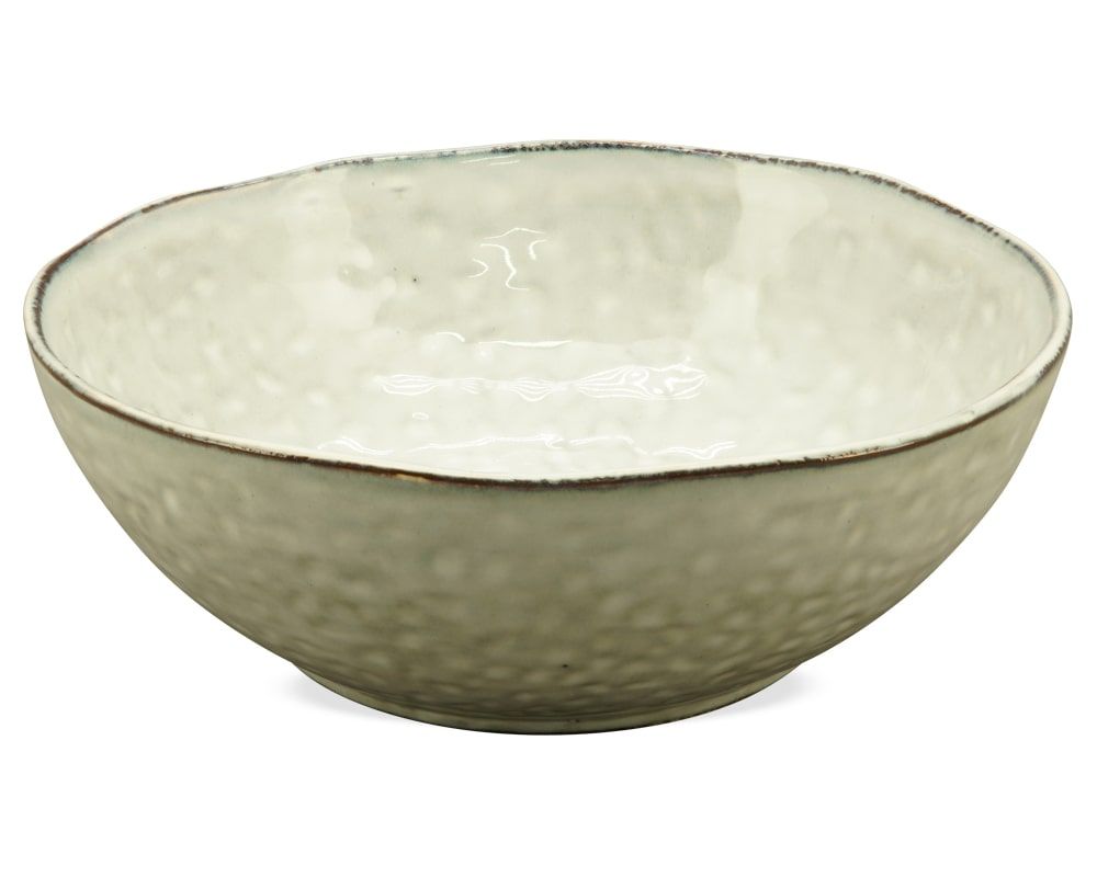 matches21 - Webshop Salatschalen Obstschalen Schalen Landhausstil Stoneware rund grau 1 Stk 3 Groessen 123808 4 1 19