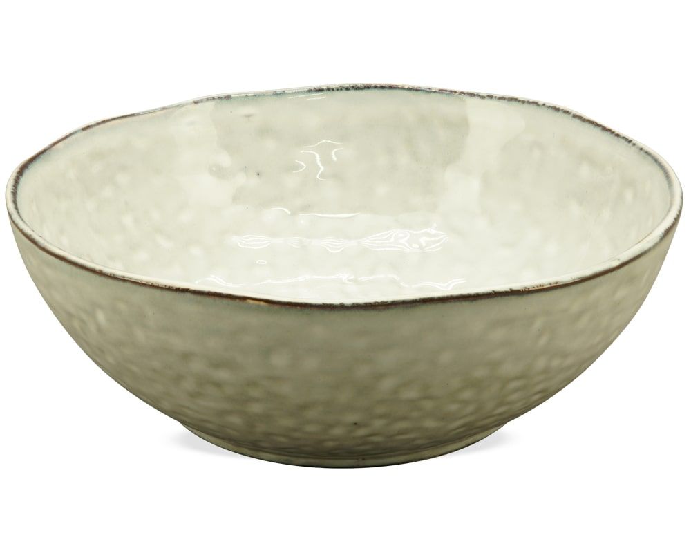 matches21 - Webshop Salatschalen Obstschalen Schalen Landhausstil Stoneware rund grau 1 Stk 3 Groessen 123808 6 1 21