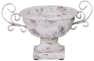 matches21 Schalen Sockel Henkel Blumentoepfe Keramik Vintage Shabby creme 1 Stk 3 Groessen 118788 1 14