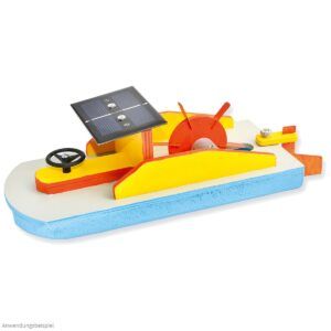 matches21 - Webshop Schaufelrad Boot mit Solarantrieb Bausatz Kinder Werkset Bastelset ab 12 Jahren 101187 3 1 3