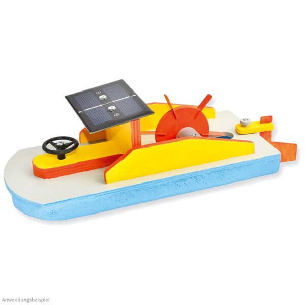 matches21 - Webshop Schaufelrad Boot mit Solarantrieb Bausatz Kinder Werkset Bastelset ab 12 Jahren 101187 3 1 1