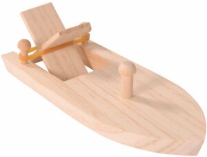 matches21 - Webshop Schiff Boot Gummiantrieb Holz Bausatz Bastelset vorgefertigt Kinder ab 7 Jahre 117024 1 3