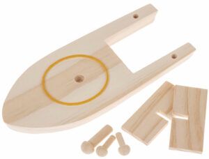 matches21 - Webshop Schiff Boot Gummiantrieb Holz Bausatz Bastelset vorgefertigt Kinder ab 7 Jahre 117024 1 1 4