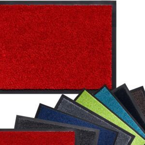 matches21 - Webshop Schmutzfangmatte schmutzabsorbierend Fussmatten Uni einfarbig 60x80 cm 8 Farben 118864 17 1 5