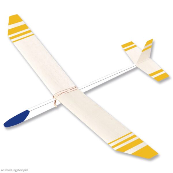 matches21 - Webshop Segelflieger Flugzeug 68 cm Bausatz Kinder Werkset Bastelset ab 11 Jahren 105069 1 1 1