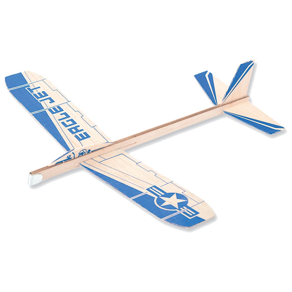 matches21 Segelflieger Flugzeug Flieger 29 cm Bausatz Kinder Werkset Bastelset ab 8 Jahren 113341 1 1 1