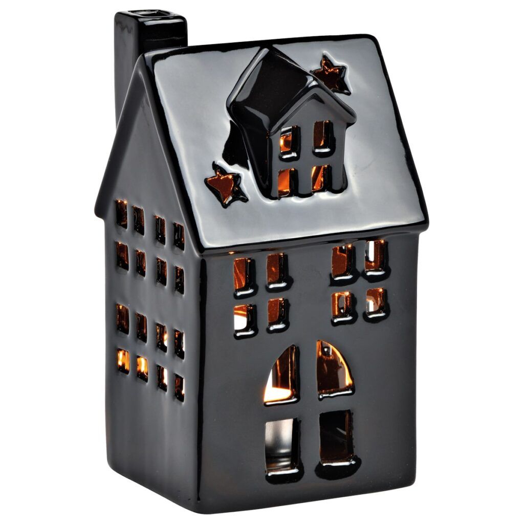 matches21 - Webshop Sehr schoene Windlichter in schwarz aus Porzellan in 2 Groessen 126907 2 1 3