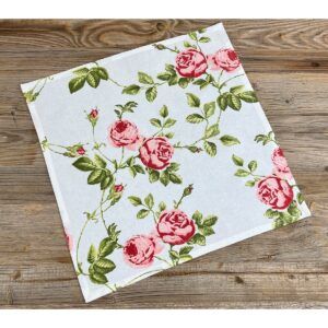 matches21 - Webshop Serviette Stoff DORRIT Stoffserviette Tischdeko Landhaus Rosen Design 126811 1 5