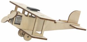 matches21 - Webshop Solar Doppeldecker Holz Steckbausatz Bausatz Bastelset fuer Kinder ab 8 Jahren 117020 1 3