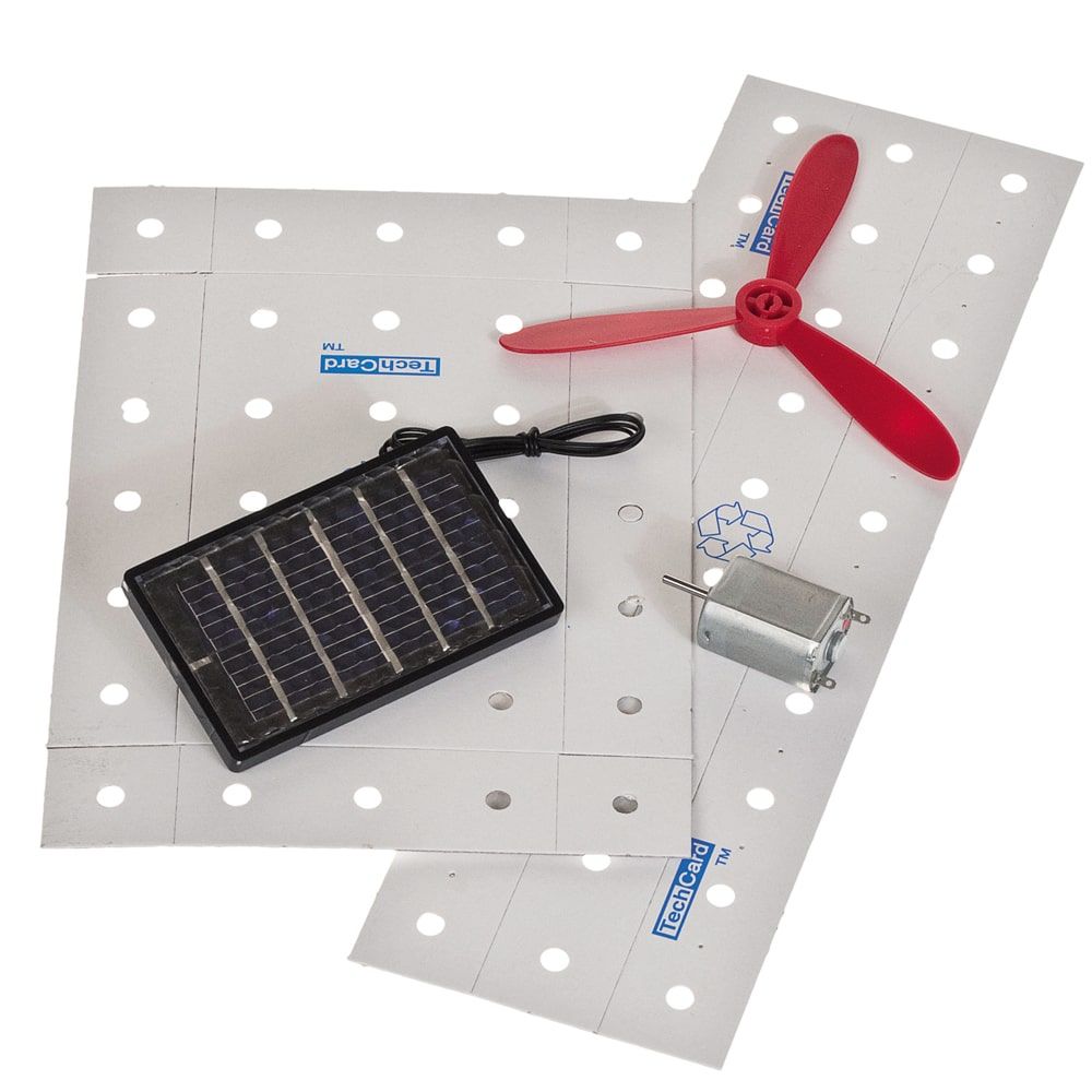 matches21 - Webshop Solar Windrad Funktionsmodell Karton Kinder Bausatz Werkset Bastelset ab 10 J 118501 5 1 1