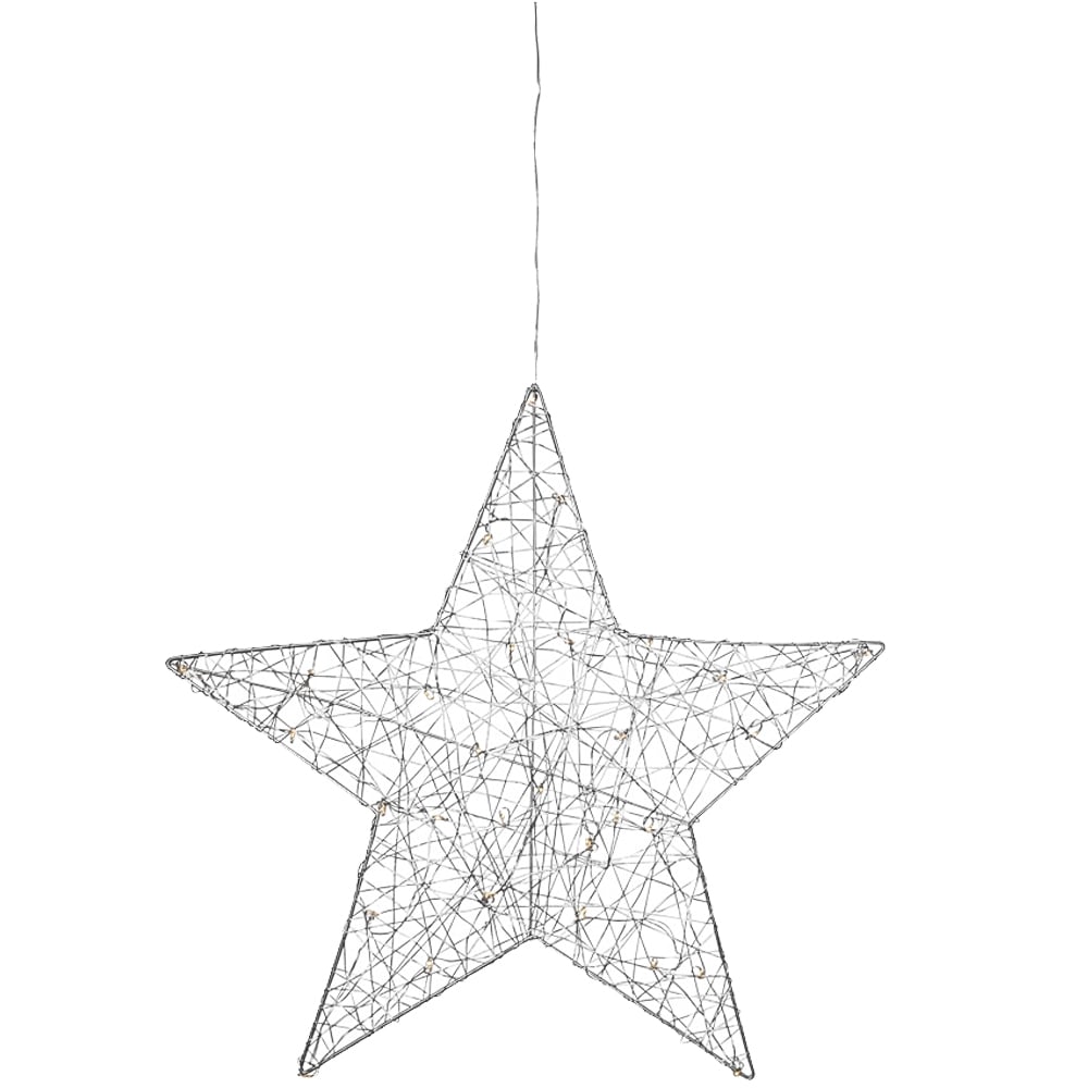 matches21 - Webshop Stern Fensterbild Weihnachten Fensterdeko beleuchtet warmweiss Timer 50 cm 109004 1 1