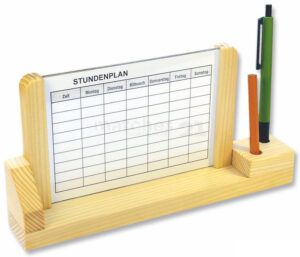 matches21 - Webshop Stundenplan und Fotorahmen 2in1 Holz Bausatz Kinder Werkset Bastelset ab 10 Jahren 100925 2 1 5