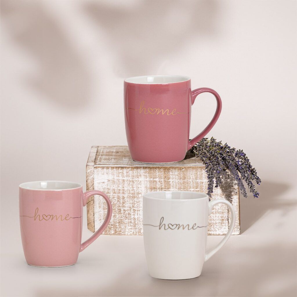 matches21 - Webshop Suesse Tassen 6er Set gold HOME Kaffeetassen 300 ml 122105 5 1 6