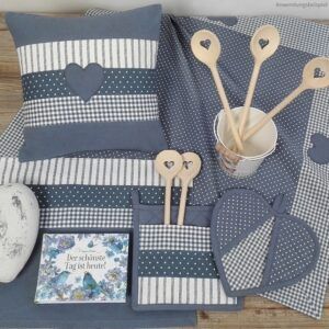 matches21 - Webshop Taschentuchboxen Huellen Textil Landhaus LINA Tuchspender Karo 1 Stk 2 Farben 118244 4 1 20