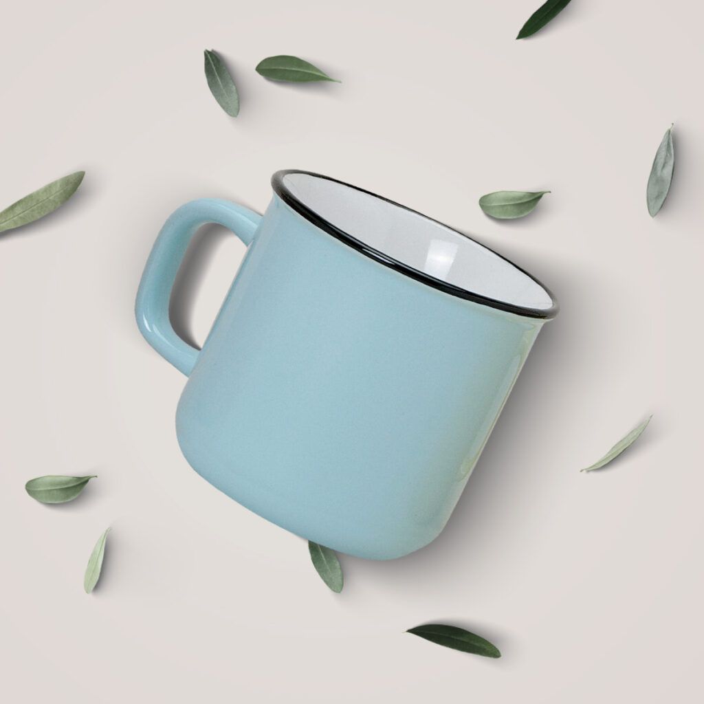 matches21 - Webshop Tassen Becher Emaille Optik bunte Kaffeebecher 36 Stk 9 cm 350 ml 111368 5 1 6