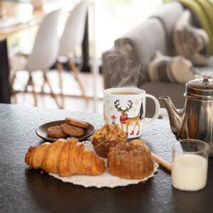 matches21 Tassen Kaffeebecher Weihnachten Wald Tiere Tannen Porzellan 4er Set sort 300 ml 119667 4 1 12