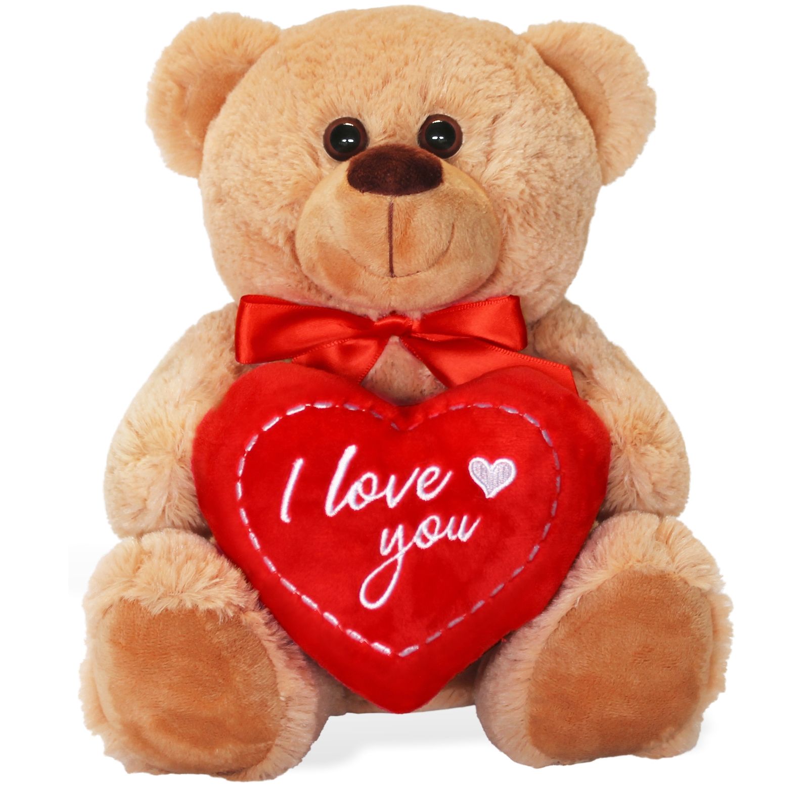 matches21 - Webshop Teddybaer mit Herz I LOVE YOU braun 25 cm 119490 4 1 26