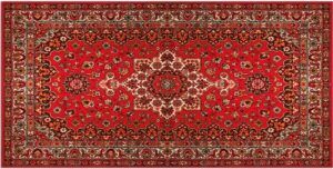 matches21 - Webshop Teppichlaeufer Kuechenlaeufer Teppiche Ornamente Perser Vintage rot waschbar 3 Groessen 119109 1 1 7
