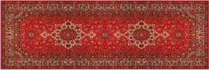 matches21 - Webshop Teppichlaeufer Kuechenlaeufer Teppiche Ornamente Perser Vintage rot waschbar 3 Groessen 119109 3 1 9