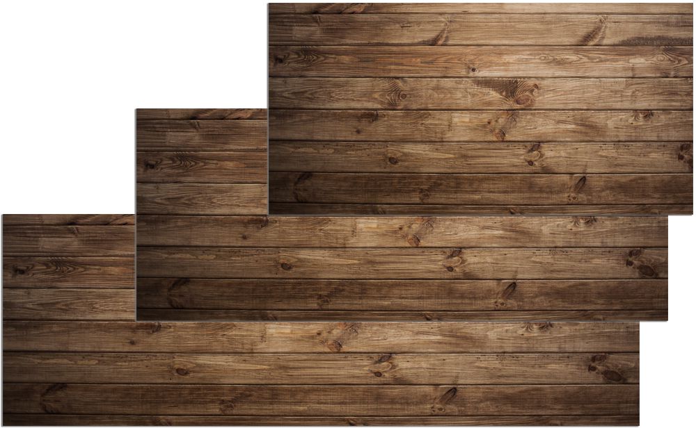 matches21 - Webshop Teppichlaeufer Kuechenlaeufer Teppiche dunkles Holz Holzoptik waschbar in 3 Groessen 119087 1 1