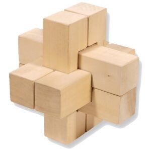 matches21 - Webshop Teufelsknoten Geduldspiel Holz Bausatz Kinder Werkset Bastelset ab 12 Jahren 101180 1 1 14