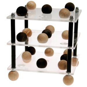 matches21 - Webshop Tic Tac Toe Spiel in 3D Holz Bausatz fuer Kinder Werkset Bastelset ab 12 Jahren 118842 4 1 14