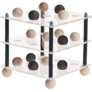 matches21 - Webshop Tic Tac Toe Spiel in 3D Holz Bausatz fuer Kinder Werkset Bastelset ab 12 Jahren 118842 5 1 5