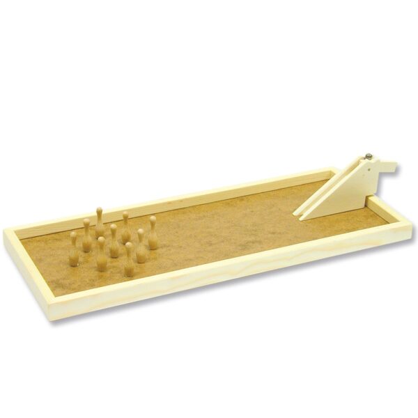 matches21 - Webshop Tisch Kegelbahn Bausatz Kinder Werkset Bastelset ab 11 Jahren 119799 1 1 1