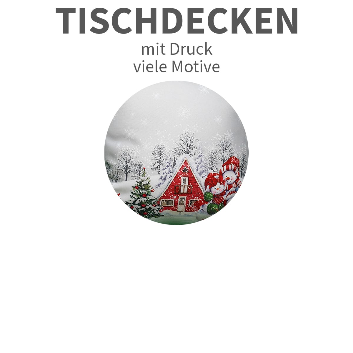 Tischdecken winterlich bedruckt