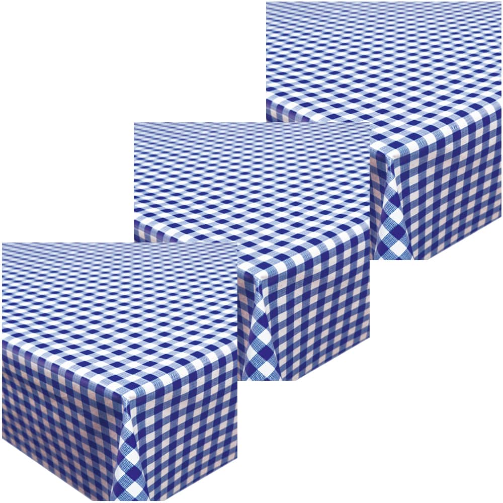 matches21 - Webshop Tischdecken In Outdoor Tischtuecher Kariert Vlies blau weiss 3 Groessen 124782 1 9