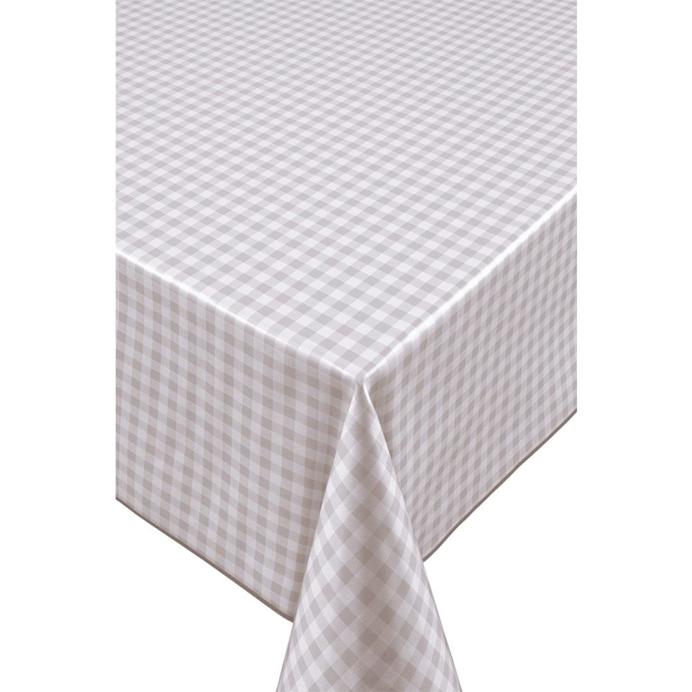 matches21 - Webshop Tischdecken In Outdoor Tischtuecher Kariert Vlies grau weiss 3 Groessen 124784 1 1 2