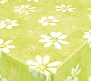 matches21 - Webshop Tischdecken In Outdoor Tischtuecher Margeriten Motiv Vlies gruen 3 Groessen 124789 1 1 6
