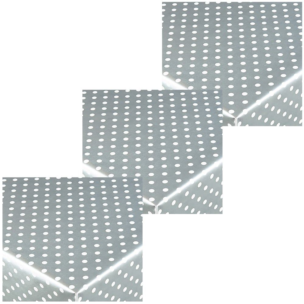 matches21 - Webshop Tischdecken In Outdoor Tischtuecher Punkte Vlies grau weiss 3 Groessen 124781 1 9