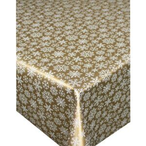 matches21 - Webshop Tischdecken SCHNEEFLOCKEN Weihnachten Wachstuch 1 Stk 130x160 cm in 3 Farben 123065 1 1 9