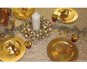 matches21 - Webshop Tischdecken SCHNEEFLOCKEN Weihnachten Wachstuch 1 Stk 130x160 cm in 3 Farben 123065 3 1 13