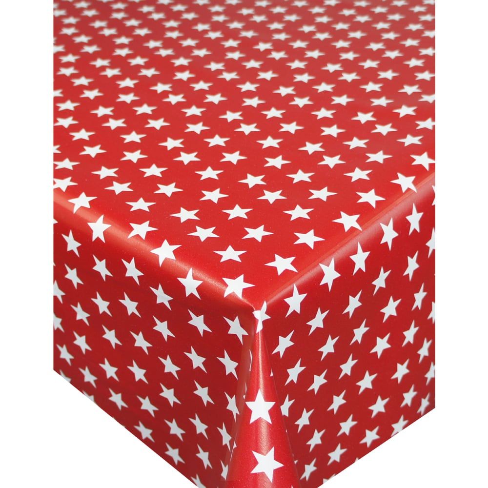 matches21 - Webshop Tischdecken STERNE Muster Weihnachten Wachstuch 1 Stk 130x160 cm in 2 Farben 123066 2 1 3